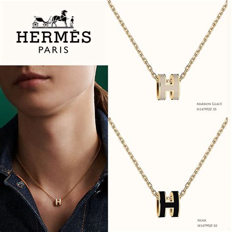 hermes necklace mini|authentic hermes necklaces.